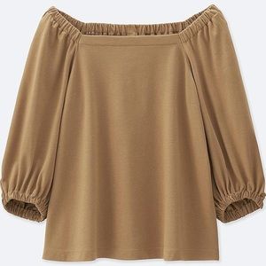 UNIQLO Off Shoulder 3/4 Sleeve